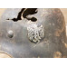 Battle damaged  DD M35 helmet Wehrmacht signed